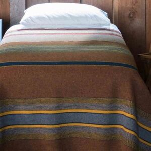 NWT PENDLETON Twin Wool Yakima Cozy Camp Blanket High Ridge 84x66” Jacquard Knit